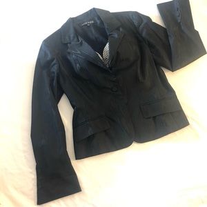 Vintage Anne Klein Haute Couture evening acetate blazer